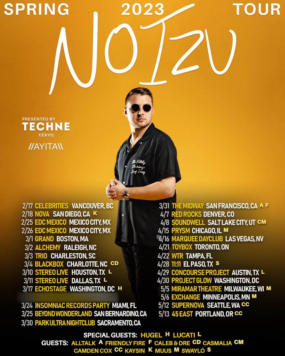 Kicking off a North America tour with some friends! 🇺🇸🇨🇦🇲🇽 

What shows are you coming to?!👇