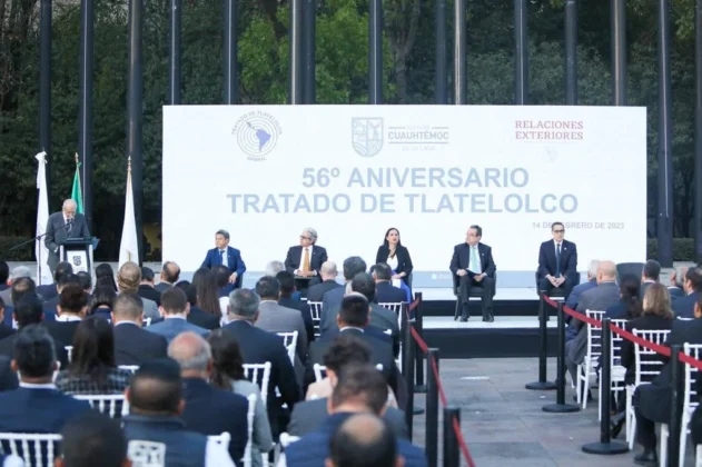 Ceremonia en #Tlatelolco  con los 33 países representantes de @OPANAL preside la Alcaldesa @SandraCuevas_ @AlcCuauhtemocMx 
 
@martinespinosa @mfloresarellano @corpo_varela @desdecabina11 @DineroGente @Nakachi_Mx @Venus_PonC @Rodmgabriel  
 
laevidencianews.com/ceremonia-en-t…