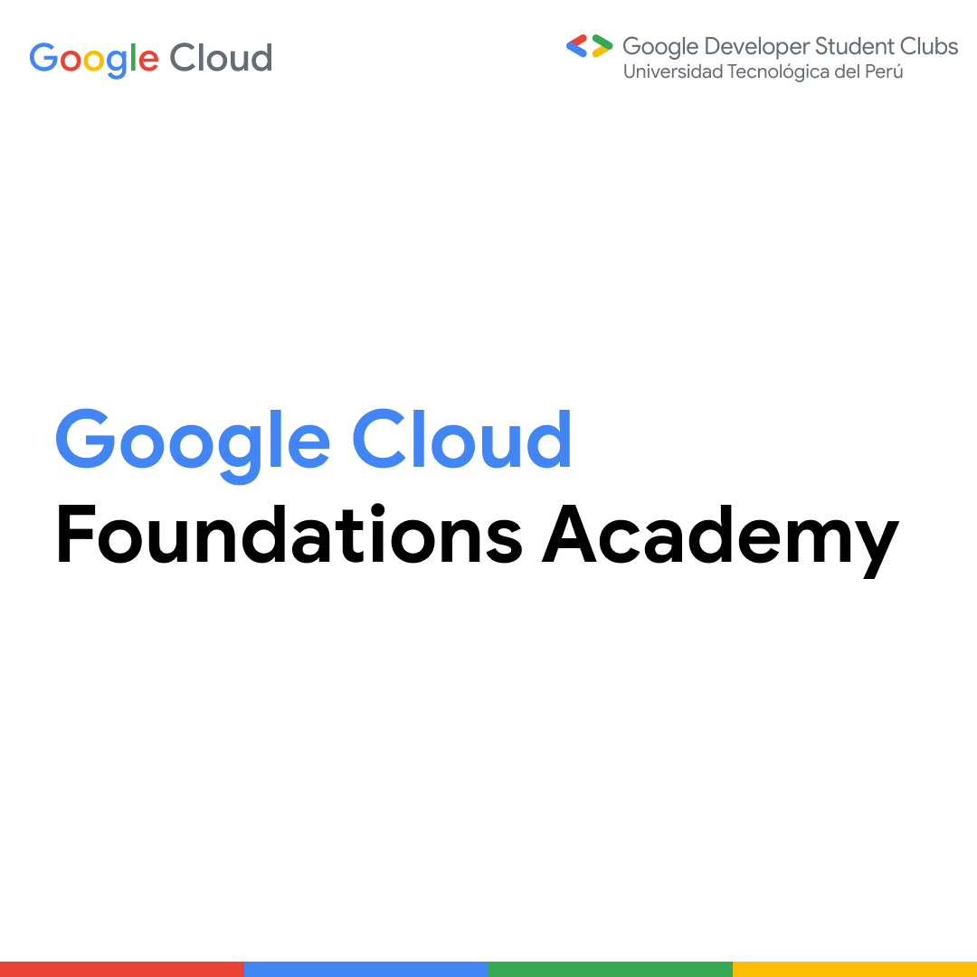 dsc_utp's tweet photo. Invitamos a alumnos de la UTP a participar en forma gratuita en el programa #GoogleCloudComputingFoundations que se desarrollará del 28 de febrero al 28 de marzo.

Los participantes tendrán acceso gratuito a cursar los cuatro módulos de #GoogleCloud.

🔗https://t.co/zIMid4obmO https://t.co/RIFoQ1BBue