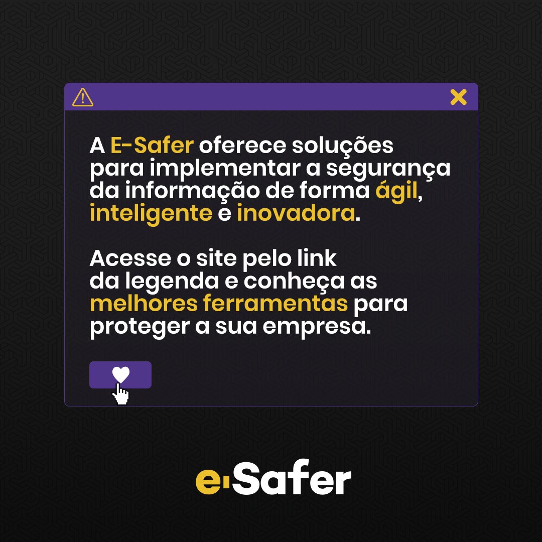 esaferdigital's tweet photo. À medida que a evolução tecnológica avança, os criminosos aperfeiçoam as modalidades de ataques. Por isso, é preciso se atentar às mudanças do mercado para proteger os negócios. 
 
Conheça as soluções da E-safer: https://t.co/erYSHWsQfF

#Cibersegurança #Esafer #Tendencias https://t.co/9SIITrB00N