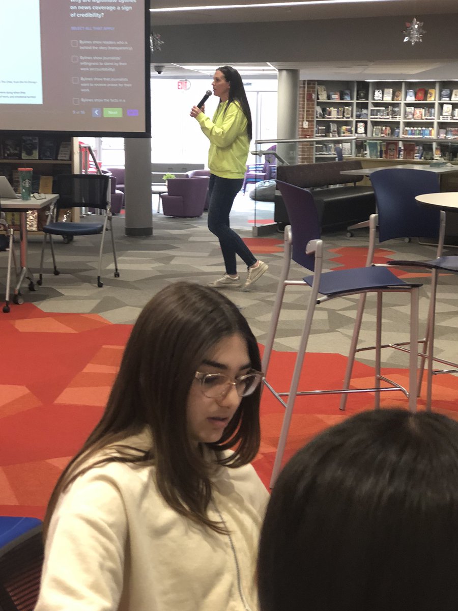 Shenach109's tweet photo. Such a good lesson with @Andrea_Trudeau in the @Shepard_LC with @MissDiVenere  today—credibility of sources. #SMSPride https://t.co/xiQ6zzgVhJ