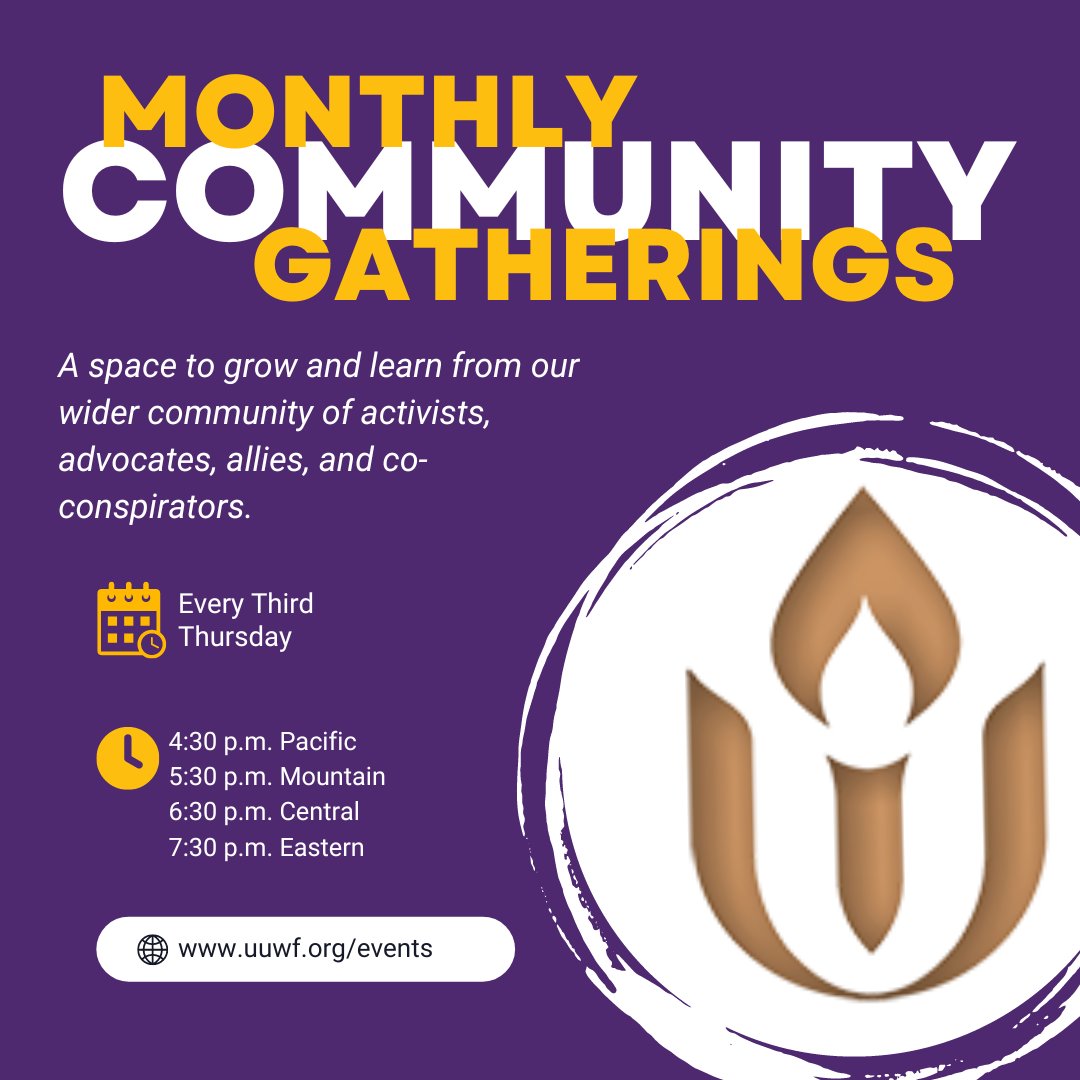 uuwomensfed's tweet photo. JOIN US: Our monthly zoom gatherings are a space to grow and learn from our wider community of activists. Each month, we highlight a different topic and uplift the voices of women around the country. Our meeting on Thursday, February 16th will focus on celebrating Black leaders. https://t.co/7H4FEyfVVr