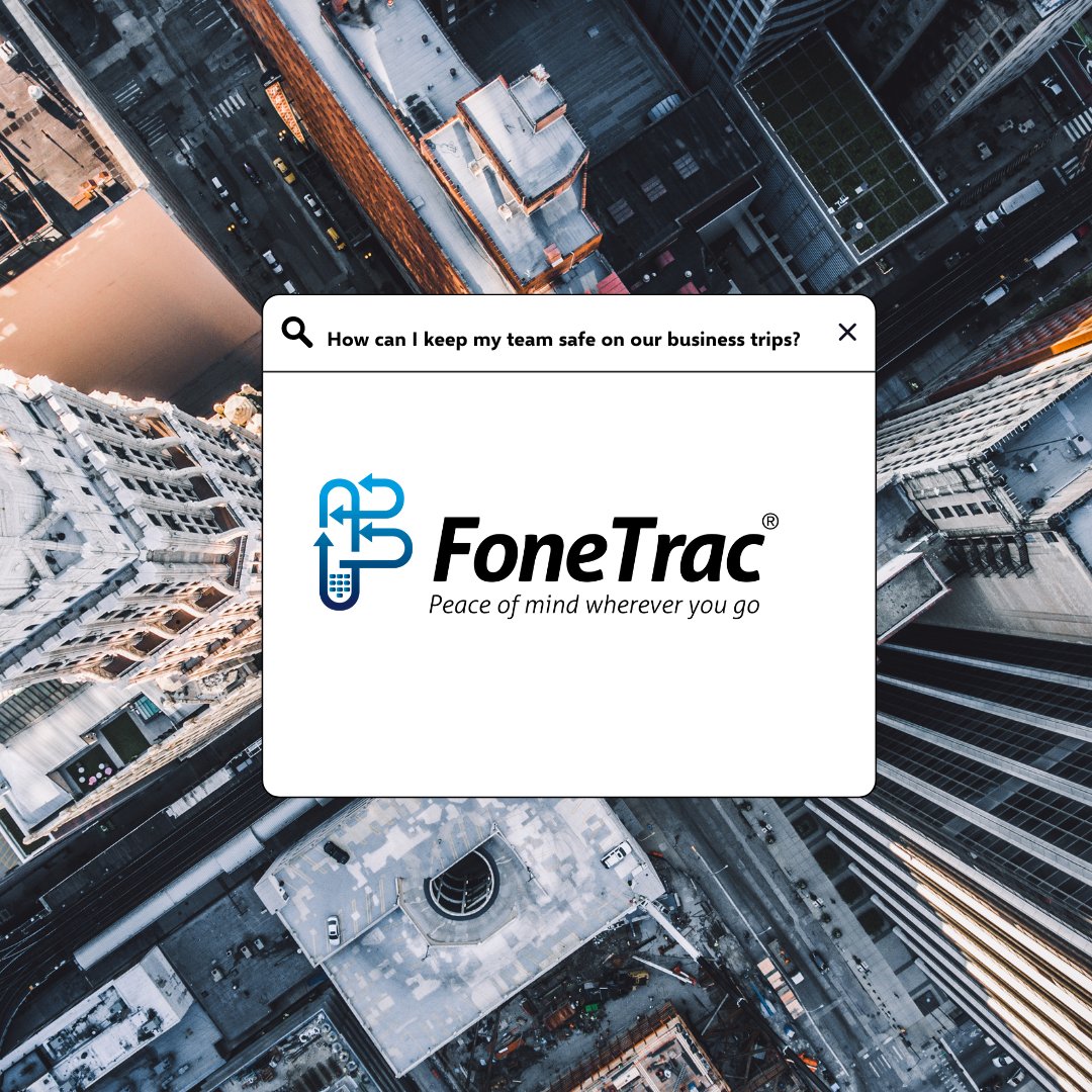 FoneTracApp's tweet photo. FoneTrac's security features, like our Panic Button and Check-In Button, allow groups to stay in touch with each other while traveling abroad. Click the link in our bio to see how FoneTrac can keep your team safe on your next business trip! 💼

#Travel #BusinessTrip #Security https://t.co/VqtqQDkgPS
