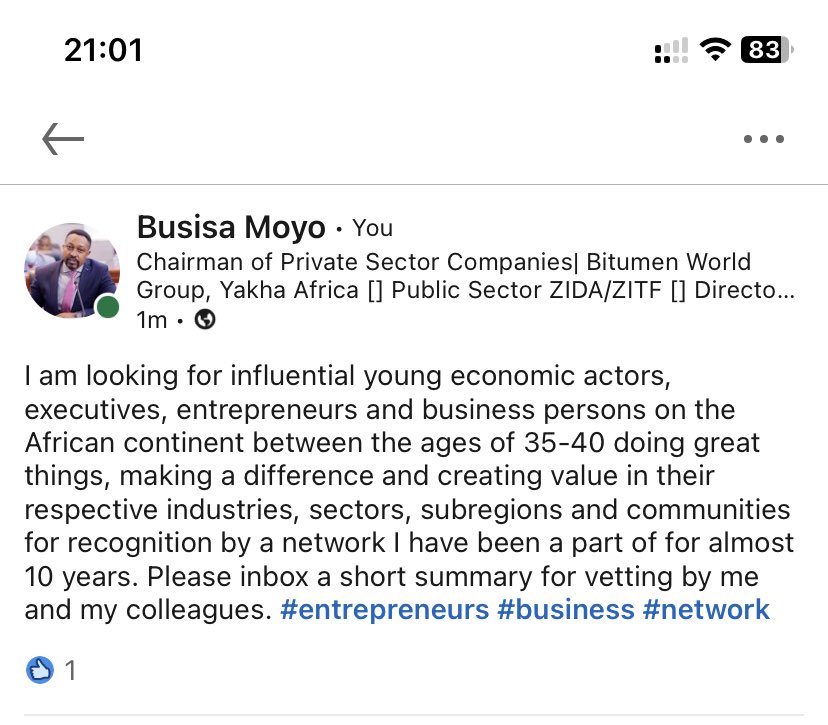 Busisa Moyo (@busisamoyo) on Twitter photo 