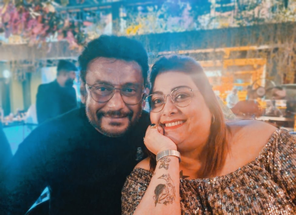 This is my fav pic of that evening .. thank you for some beautiful memories for all the love n support … happy birthday my dearest <a href="/dasadarshan/">Darshan Thoogudeepa</a> u truly deserve only the best ❤️❤️