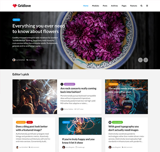 meksHQ's tweet image. Looking for an extremely user-friendly and flexible #PremiumTheme for your next news/magazine website? #Gridlove might just be the one you're looking for! mekshq.com/demo/gridlove