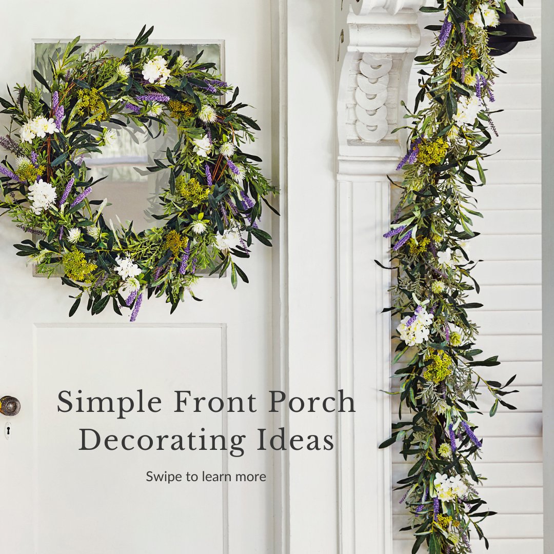 balsamhill's tweet image. Revamp your front porch with a touch of #spring. 🌸 Add some new décor and foliage to create a welcoming and inviting space.

Read more at: bit.ly/3EalWCA

#SpringDecorating #HomeInspo #DecoratingInspo