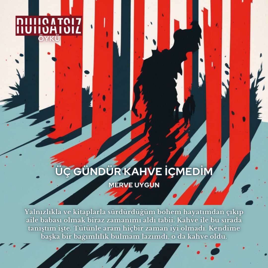 Ruhsatsız Dergi (@ruhsatsizdergi) on Twitter photo Merve Uygun (<a href="/andelipxyz/">merve uygun</a>) “Üç Gündür Kahve İçmedim” öyküsüyle Ruhsatsız 02’de.
#ruhsatsızdergi #merveuygun Merve Uygun (<a href="/andelipxyz/">merve uygun</a>) “Üç Gündür Kahve İçmedim” öyküsüyle Ruhsatsız 02’de.
#ruhsatsızdergi #merveuygun