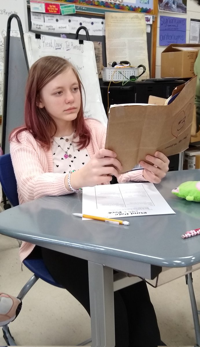 MsBray214's tweet photo. Yesterday we went on blind dates with new books for the classroom library! I think some students fell in love with a new story! https://t.co/IE9rCvbuax