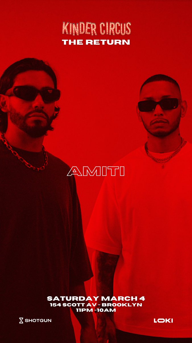 Amitimusic's tweet photo. March 4 - Kinder Circus https://t.co/7huswWbCEk