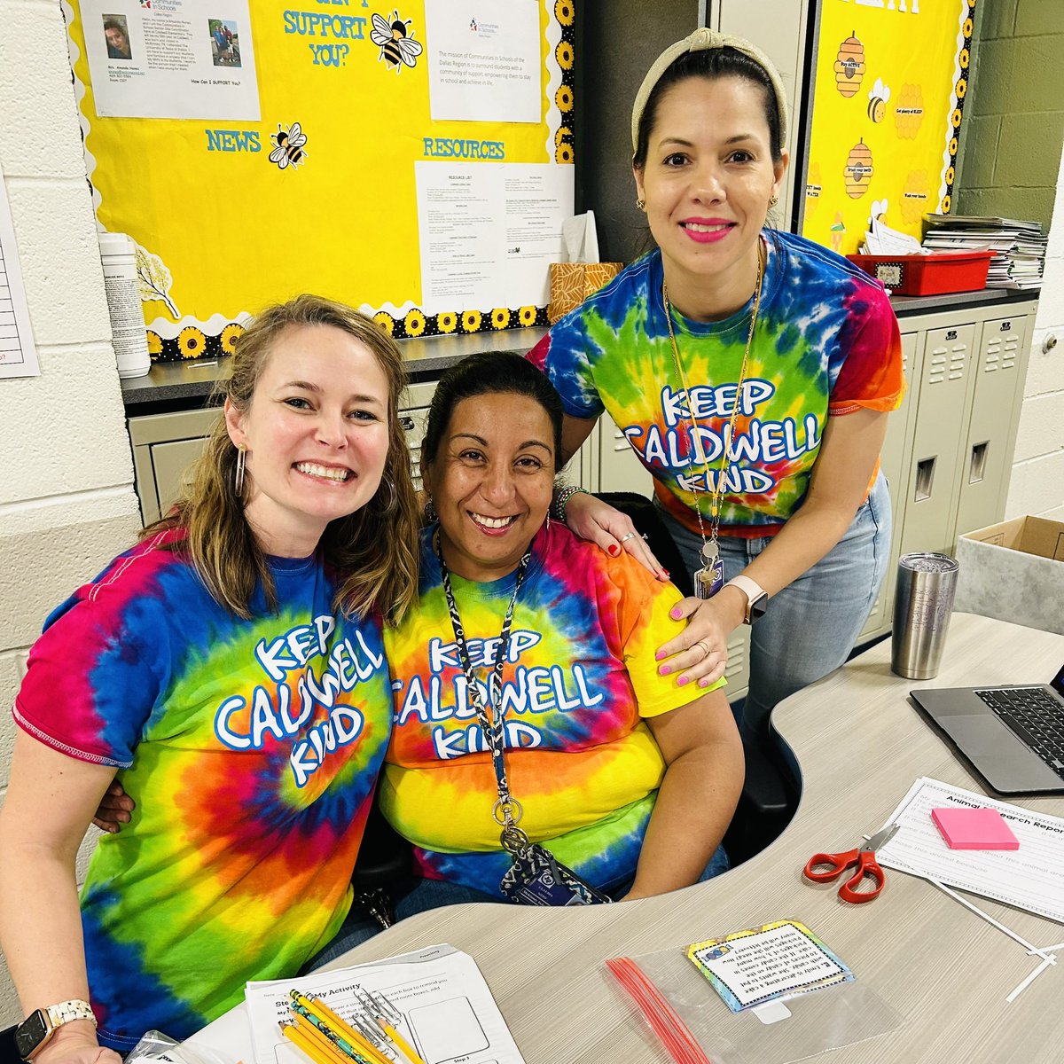 Wearing our neon colors and shining bright 😎 with kindness for Kindness Week! ❤️#CaldwellCatsPride #WeAreCaldwell #YouBelongInMISD #MyMISD  #MISDLivesKind #SomosCaldwell #TupertenecesenMISD