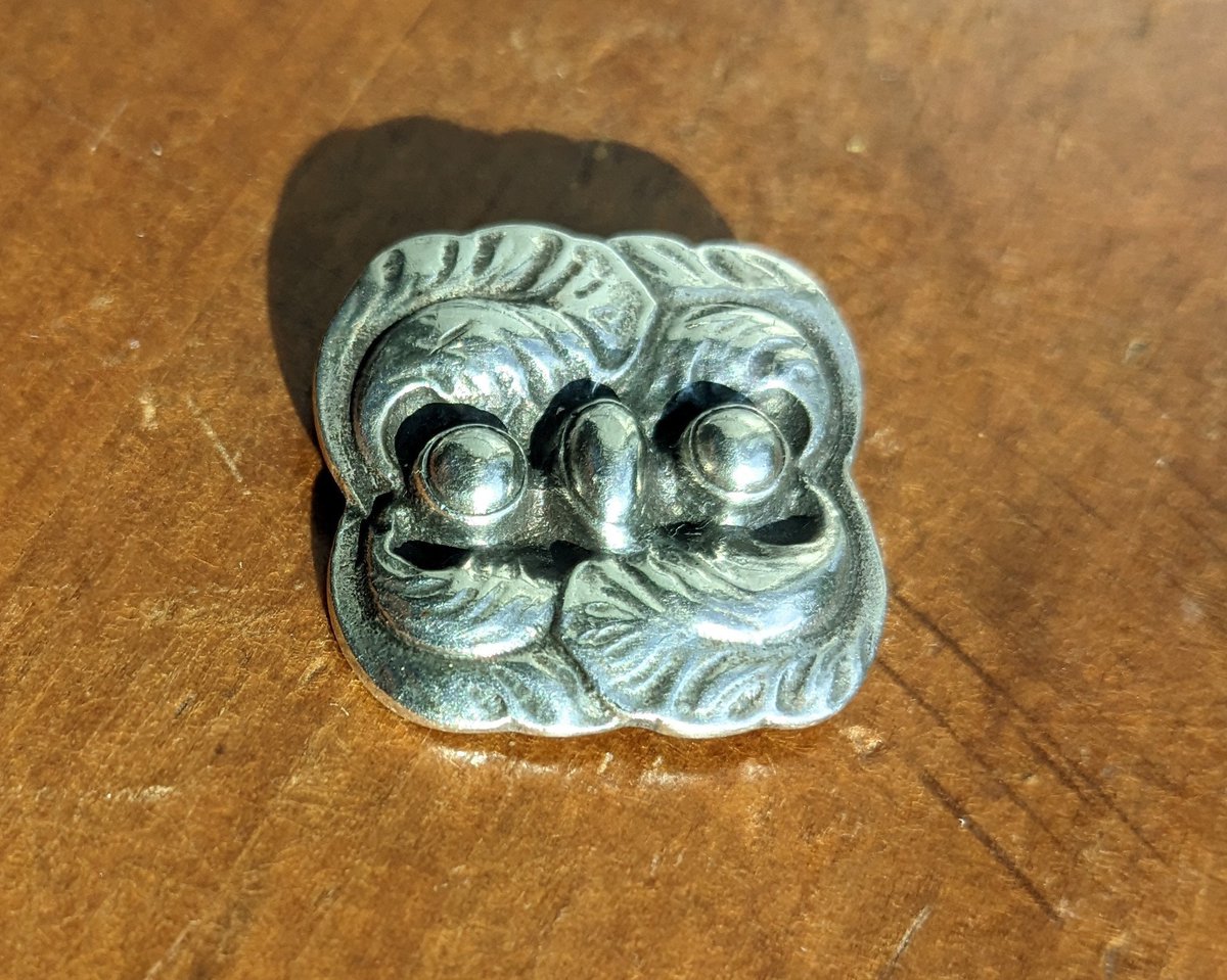 Isn't he adorable🙂 Vintage #artsandcraftsmovement Sterling Silver Owl Face Pin just in at whimsicalvintage.etsy.com #owlpin #owlface #birdjewelry #owljewelry #etsyshop #etsy #whimsicalvintage #vintagepin #vintageowl #vintagesilverpin