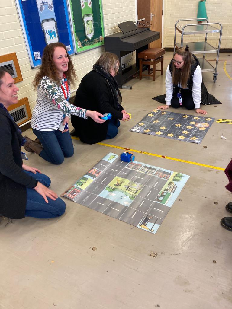 Clerkhillschool's tweet photo. A great afternoon @Clerkhillschool learning about Coding from @MissCMoir &amp; @Mrs_C_Stephens We met Bee-Bots, Botleys &amp; Vex Robots 🤖 and got the opportunity to play! Lots of technology fears dispelled today. #alwayslearning #coding #play #skills https://t.co/q4CHm8XCoe