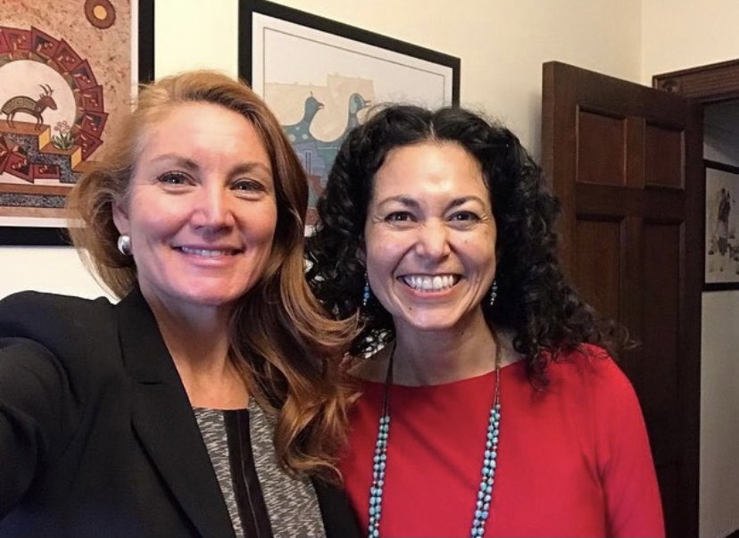 Rep_Stansbury's tweet photo. I couldn’t think of a better nominee for USDA Deputy Secretary, my friend and New Mexico's own Xochitl Torres Small! As the granddaughter of farmworkers and a lifelong public servant, I know that you bring experience, joy, and passion to this work. Congratulations! https://t.co/GRl00NPB2V