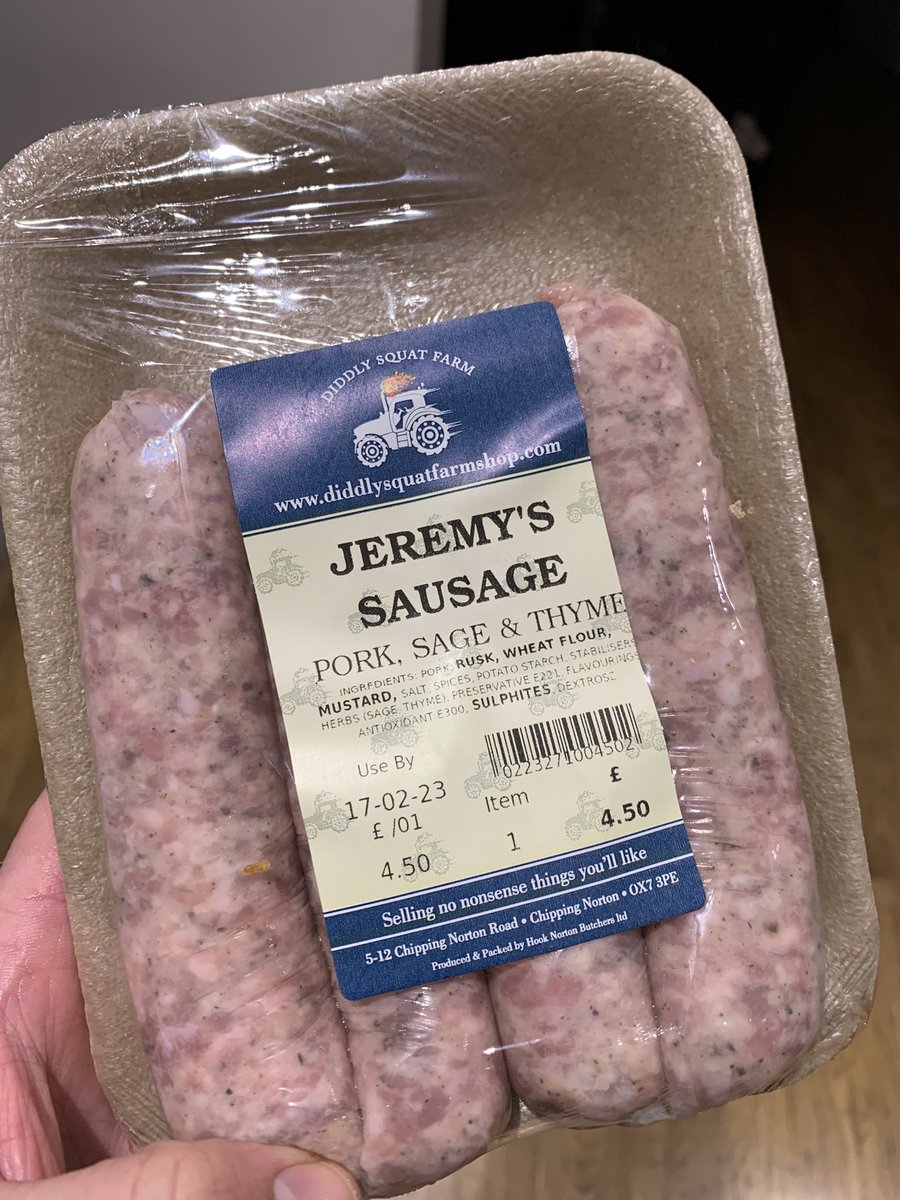 Gary__Adams's tweet photo. F**k me Jeremy that’s a proper sausage you got there! @JeremyClarkson #ClarksonsFarm @PrimeVideo #DiddlySquatFarm https://t.co/yxegksOrfO