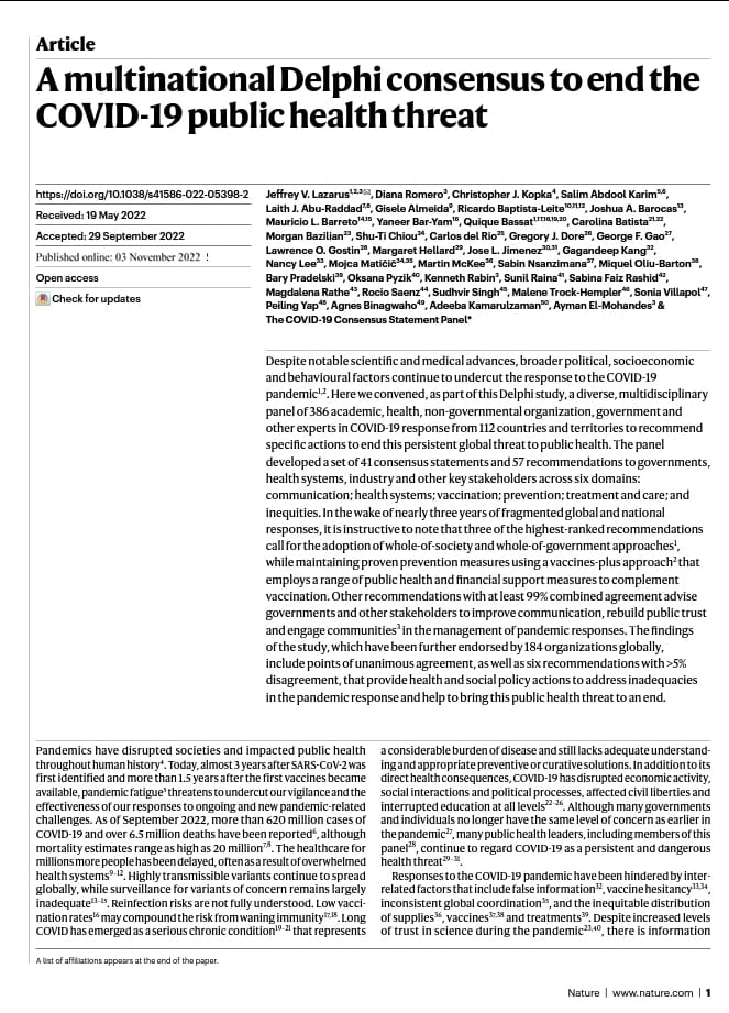 AIREyVIDA2021's tweet image. 🗓️ Este Martes 21 de Febrero... pasemos de mitigar a prevenir con #las7capas en AIRE y VIDA junto a:

🤩 Prof. Jeffrey V. Lazarus @JVLazarus investigador del @ISGLOBALorg y coordinador del #COVIDconsensus publicado en @Nature nature.com/articles/s4158…

📡🛰️📲youtube.com/live/CYwH8nEKf…