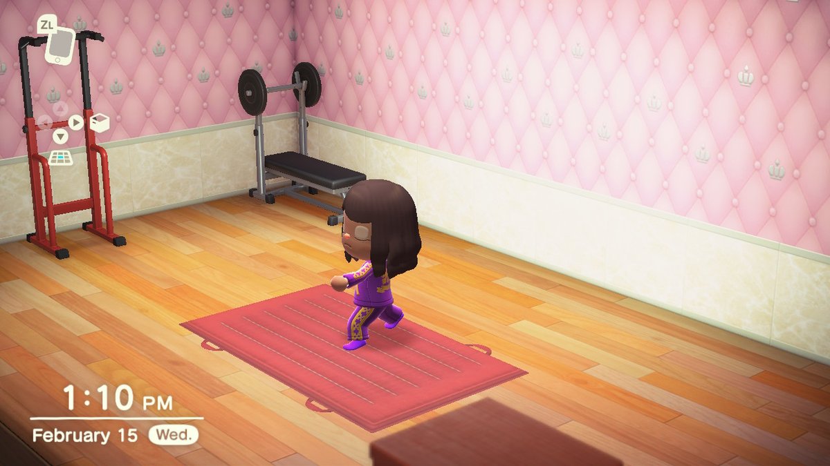 GmailPeg's tweet photo. Just a lil yoga. #Perfectgym
#AnimalCrossing #ACNH
#NintendoSwitch https://t.co/HJUsHQlIcd
