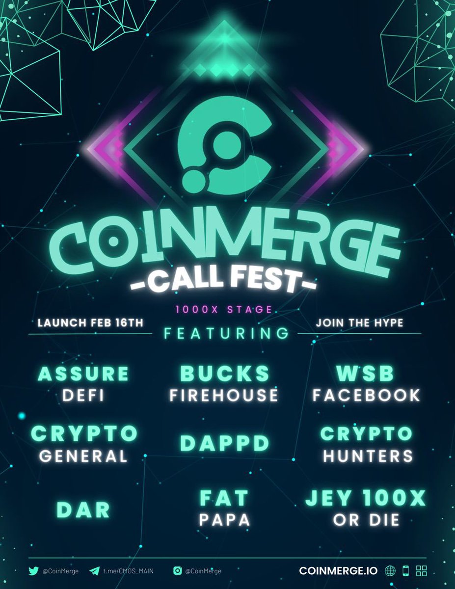 💥We are not here to take over DeFi, We are here to Push #DeFi Forward.

We are @CoinMerge Technologies &amp; we are thrilled to roll out CoinMergeOS!

🙏Quality Support Always Helps!

$CMOS | 2/16/23
Join us👇
✉️: t.me/CMOS_MAIN