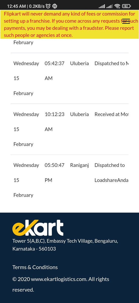 SubhamguptaSeo's tweet image. Order ID - OD327316550031403100

Kindly Delivered Tomorrow ASAP
BECAUSE Product Already Dispatch at AnDispatched to LoadshareAndalSplitODH_DGP

Wednesday 15 February 2023 - 05:50 PM

why u people Fooling to Flipkart customer 

@flipkartsupport @Flipkart @walmartindia