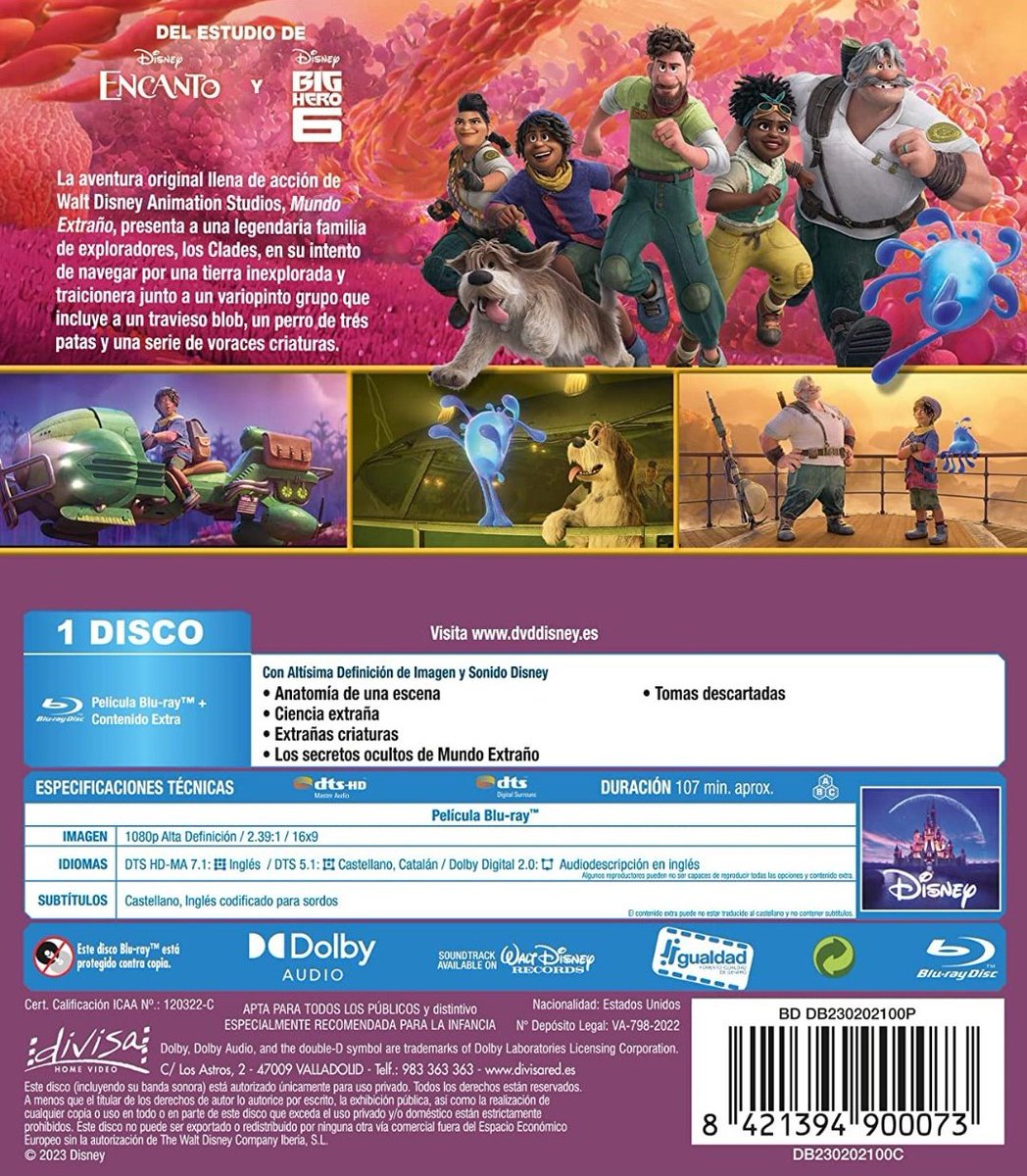 DisneyReact's tweet image. 💿 Hoy sale a la venta en formato DVD y Blu-ray #MundoExtraño editada por @divisahomevideo 🌋👾
