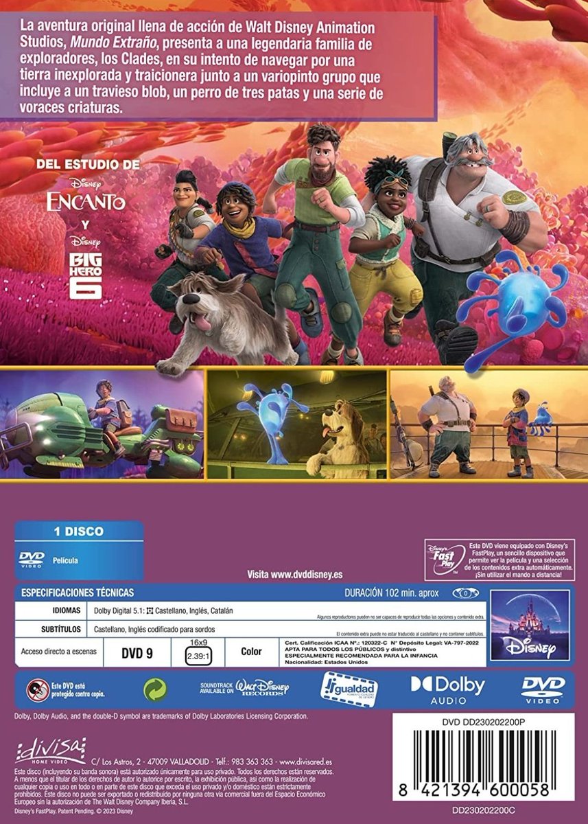 DisneyReact's tweet image. 💿 Hoy sale a la venta en formato DVD y Blu-ray #MundoExtraño editada por @divisahomevideo 🌋👾