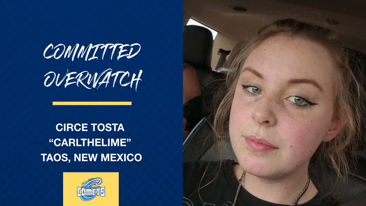 CotteyEsports's tweet photo. Our first Committment of the 2023 class is here! Welcome Circe Tosta of Taos,NM! https://t.co/4XxJzOg49G