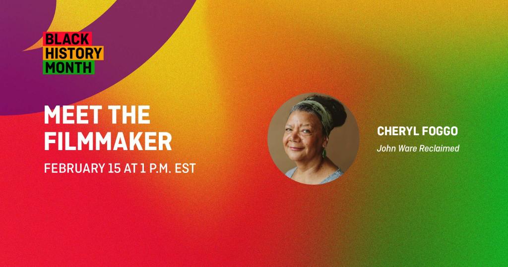 It's a privilege to be moderating this talk with the one and only @cdfoggo about her award-winning film with @thenfb, JOHN WARE RECLAIMED. Join the live stream at 1 p.m. EST youtube.com/live/qDfpzNOZp…

#storyteller #femaledirectors #CherylFoggo #NFBfilms #BHM365