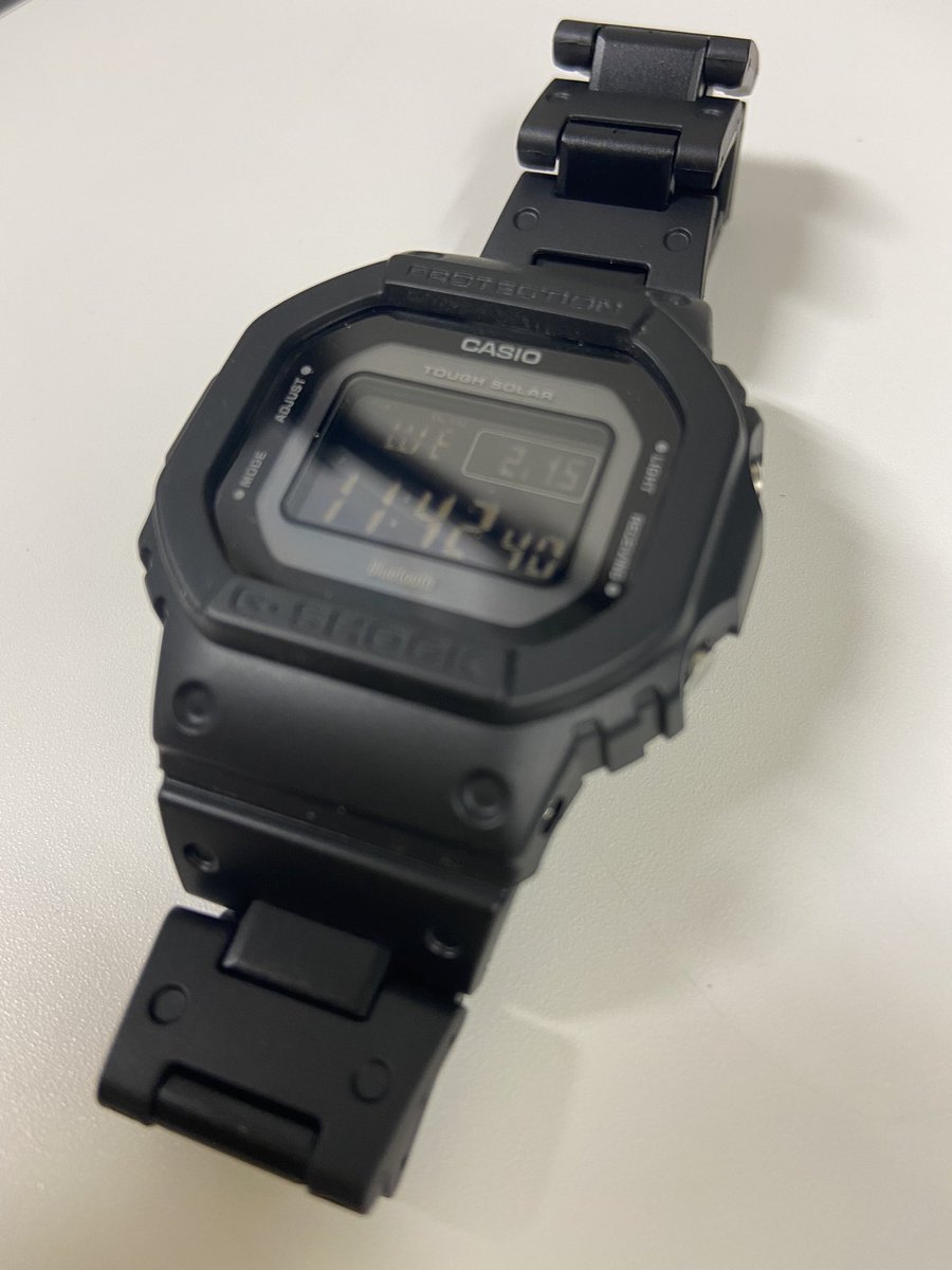 Franky4f's tweet photo. 嫁さんからG-SHOCKもらいました
黒光がカッコいい
ありがとうございます https://t.co/Ikm3W4JrOj