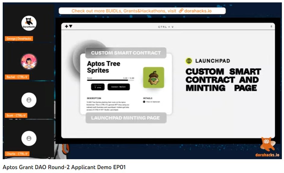 movedevs's tweet photo. A live demo from community members with 100k+ viewers on @binance 

By @ctrlvstudio and @aptosprites a no-code NFT minting platform - Mint is live on Aptos!

@DoraHacks #AptosNFTs https://t.co/cn3kJvaE2h