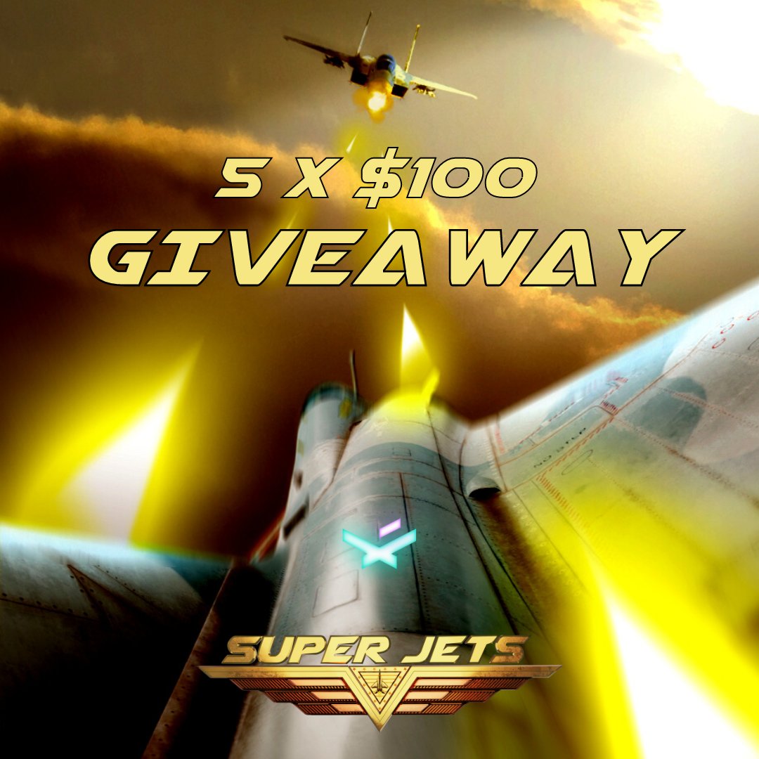 #GIVEAWAY x Super Jets 🚨💸 $100 USD in $XNL for 5 lucky winners!!!

TO WIN 🤑 
✈︎ Follow <a href="/Superjetsio/">Super Jets</a> + <a href="/ChronicleXNL/">Chronicle</a> 
✈︎ 🤍/ RT THIS post
✈︎ Tag in 2 or more friends (or foe!) in comments/QT

⏰ 72hrs, GL!

#Giveaway #CryptoNews