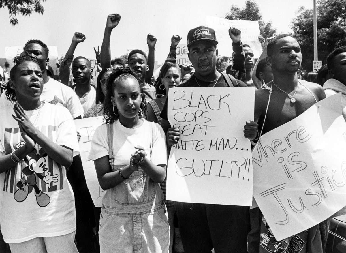 THEIBFA's tweet photo. It’s a beautiful day for a revolution #FreedomTime #BlackHistoryMonth 
LA 1992 https://t.co/Z4Kr0huq8O