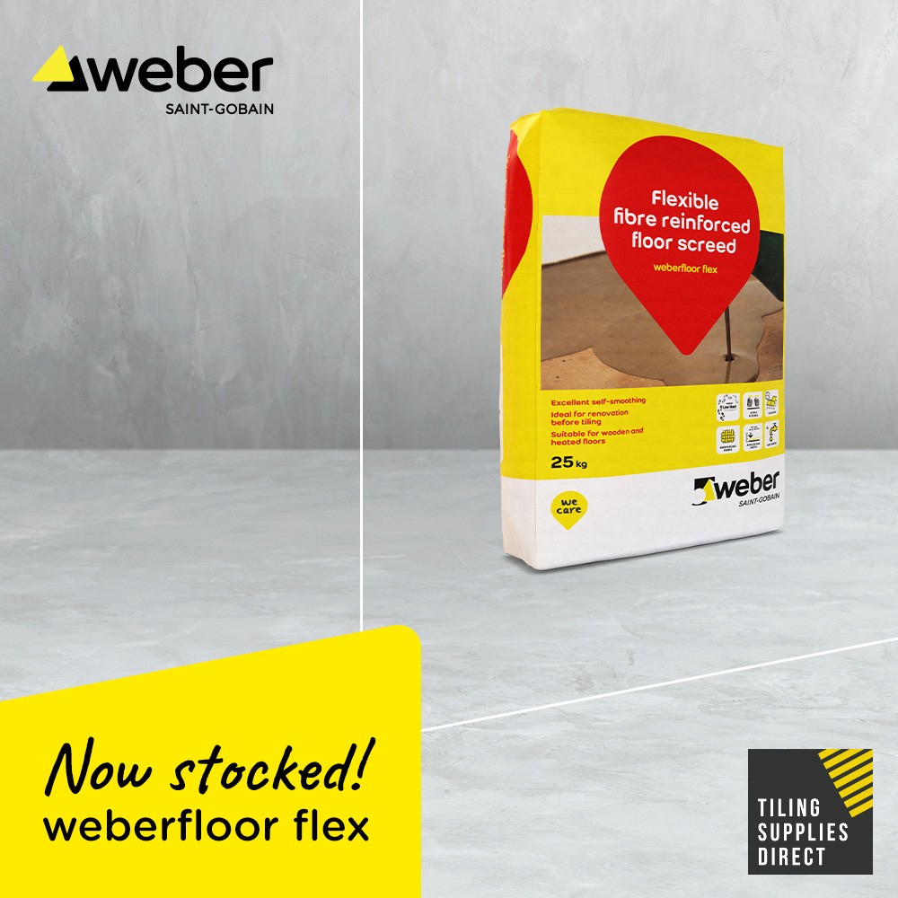 weberfloor flex is an easy-to-apply floor leveller from 
<a href="/SGWeberUK/">Weber UK & Ireland</a> which can be used on solid, wooden and heated floors AND bags you 275 Weber Rewards points! 🏆

A must have for any tiler: tilingsuppliesdirect.co.uk/product/weberf…

#weber #saintgobainweber #flooring #tiling