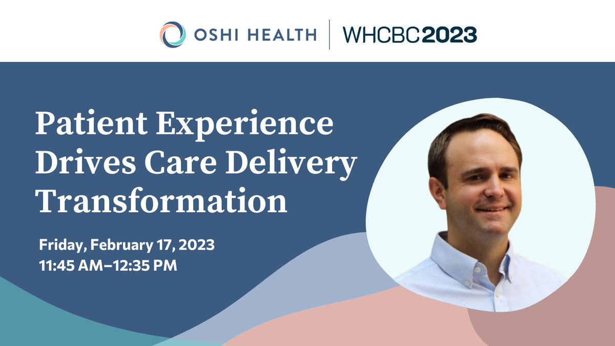 OshiHealth's tweet photo. Join our CEO @samhh0329 at #WHCBC2023 on Friday for a panel discussion on what patients currently expect from treatment, and how we can use these insights to further enhance the way they receive care.

https://t.co/gf9G44RaSf https://t.co/LEPL7vrs09