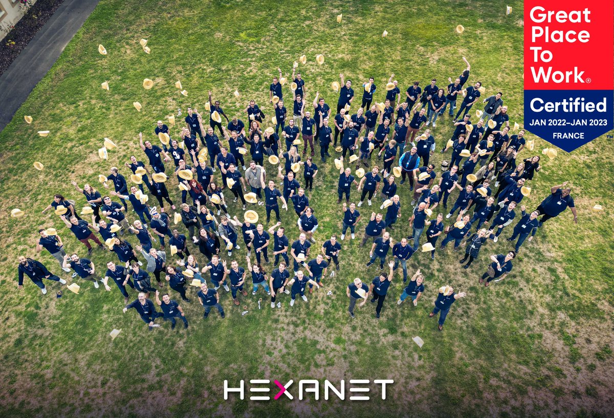 Hexanet's tweet image. Une fois de plus, HEXANET est certifiée Great Place To Work® France ! 🏆

Merci à nos coéquipiers pour leur implication dans la construction d&apos;une culture d&apos;entreprise bienveillante, ils font honneur à nos valeurs.
93% ont participé 💪 et 79% trouvent qu&apos;il y fait bon vivre !🔆