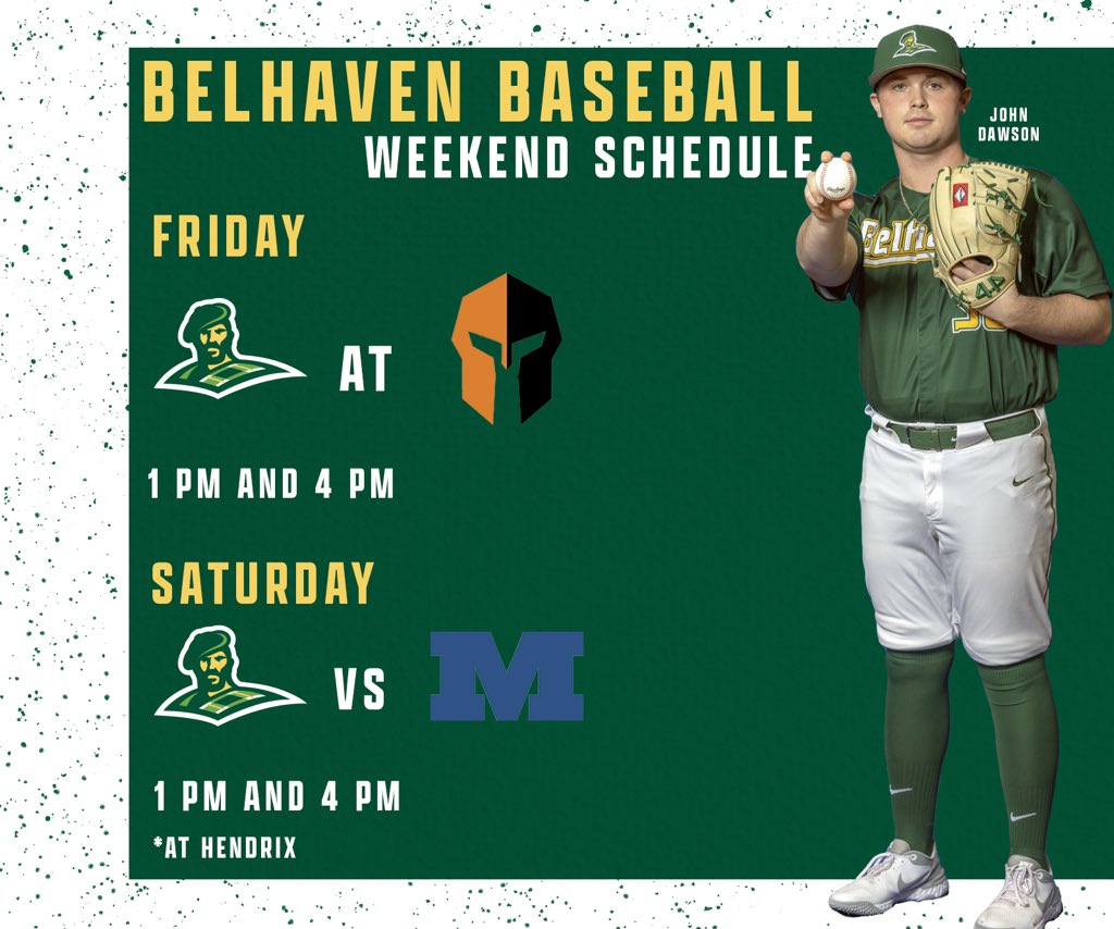 Weekend schedule as the Blazers hit the road for their first weekend series of the year! 

#GoBlazers