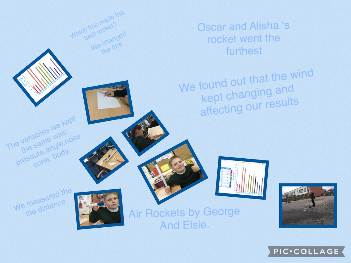 We used a graph website to turn our data into a bar chart, then used this in our PicCollage. The furthest distance for our rockets to travel was a whopping 25m 🚀🚀🚀🚀 <a href="/hiimpactconsult/">hi-impact</a> <a href="/hiimpactDave/">Dave Ravenscroft</a> <a href="/ComputingBedfo1/">Computing @ Bedford Drive</a>