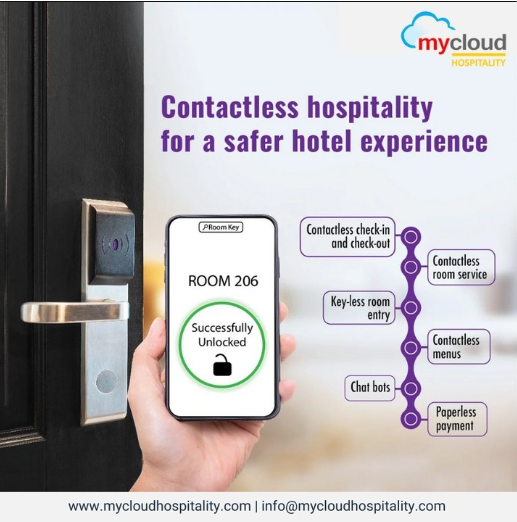 MycloudPMS's tweet photo. #contactlessservice is most important for a #hotel to attract and keep guests engaged. Implement it at your #hotel to keep your guests & staff safe, streamline #hoteloperations & improve the #guestexperience.
Ask us how we can help you with @Mycloud
- https://t.co/JorNDIzXGq https://t.co/C2L2e3Slod