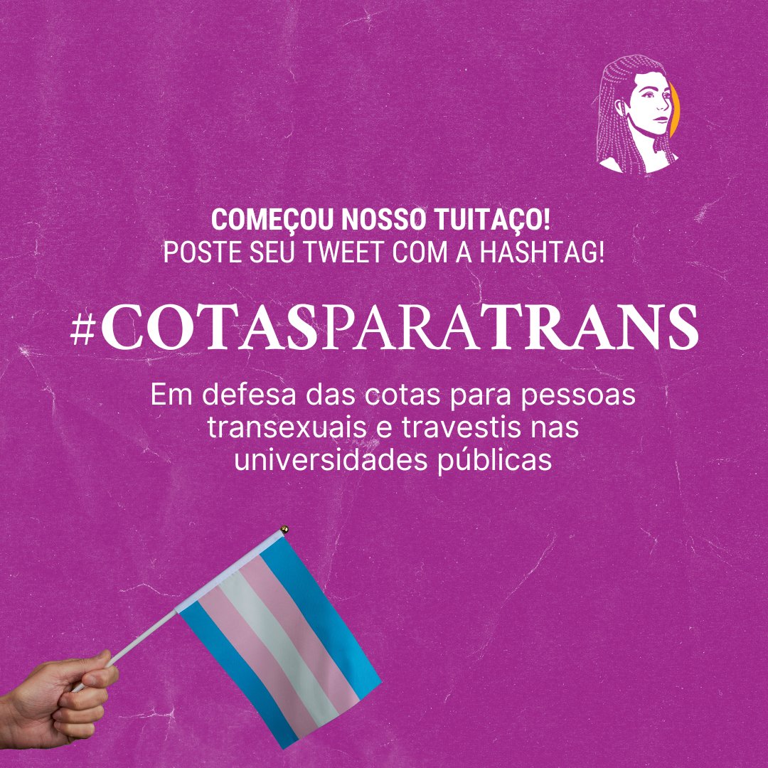 danielibalbi's tweet photo. Bora, pessoal! Nossa luta precisa ser ouvida nos quatro cantos do Rio de Janeiro e do Brasil. #CotasParaTrans https://t.co/X0IWZQ5UGu