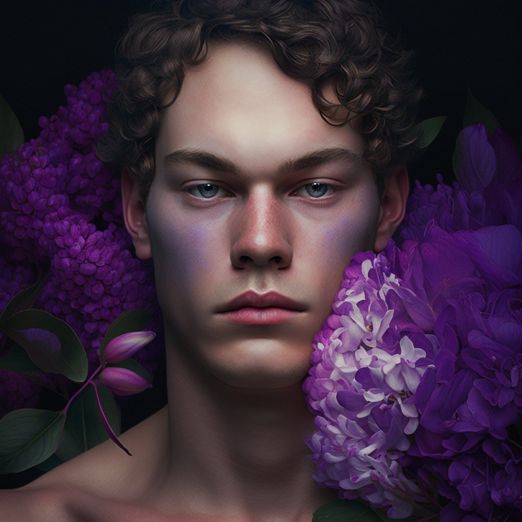 My series of #AIpaintings "Flowers like people"
"Lilac" 
White lilacs represent purity and innocence, while purple lilacs symbolize spirituality. If the blooms edge more on the blue side of the color wheel, 👇👇👇
#aiart #flowers #nftart #flowerslikepeople