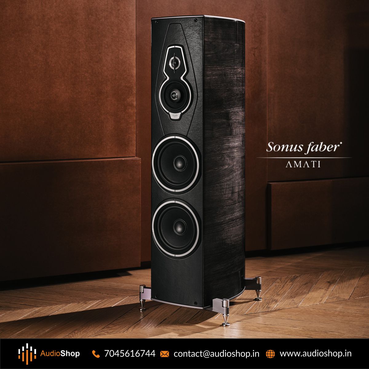 AudioshopI's tweet photo. Sonus Faber - Homage Collection 

For Product requirements and Demo appointments please reach us on the below contact details.
Call us on 7045616744/022-6793 6464/0423 Mail us at contact@audioshop.in
#audiophile   #hifisound #sonusfaber https://t.co/bjPyeVDaCe