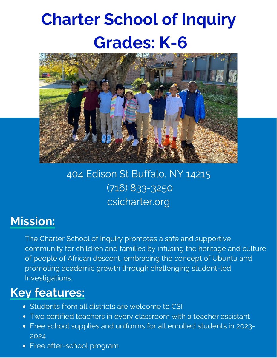 Enroll Buffalo Charters tweet media