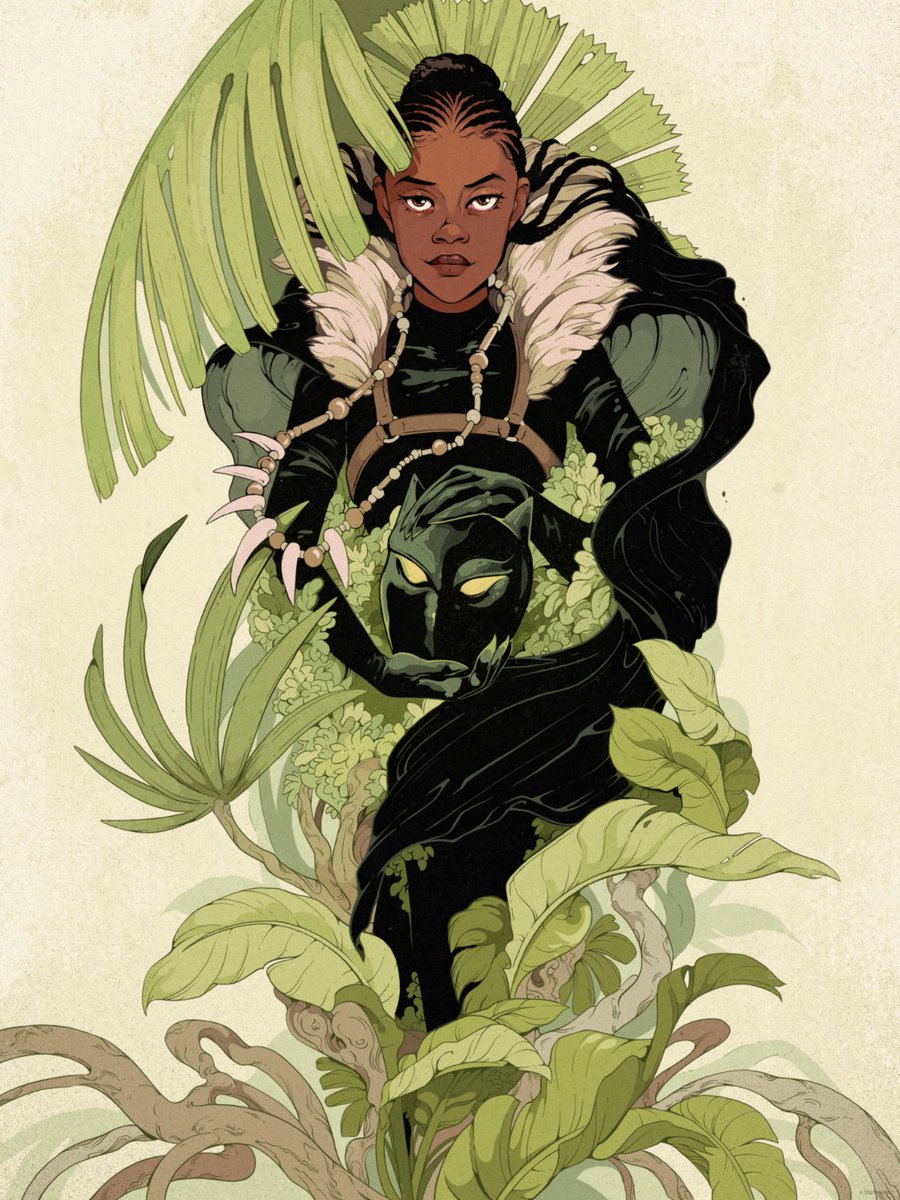 Shuri, the #BlackPanther herself. #BlackHistoryMonth 

🎨: <a href="/danipendergast/">⚡️dani⚡️</a>