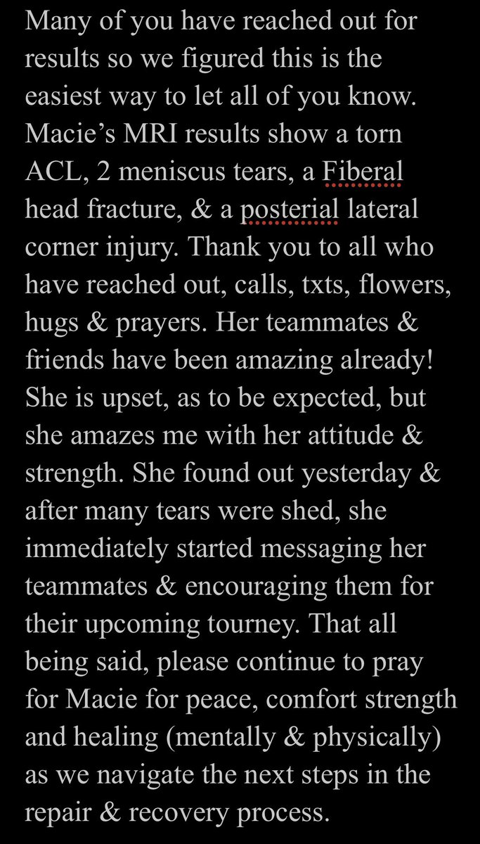 nikki_ridge's tweet photo. Update on @MacieRidge MRI results! https://t.co/XGS8MBgW7s