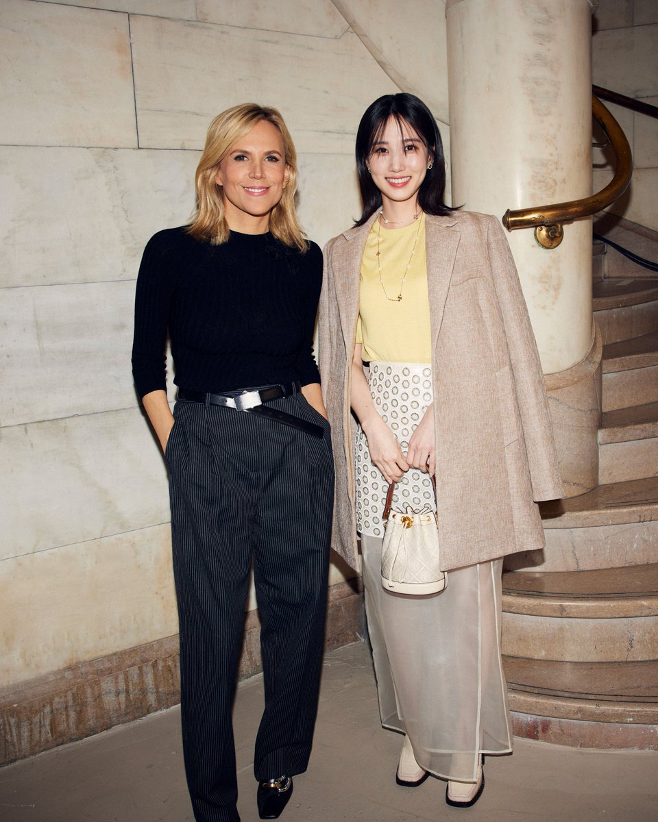 #ParkEunBin our new brand ambassador for South Korea, attending our Fall/Winter '23 fashion show #ToryBurchFW23 #ToryBurch