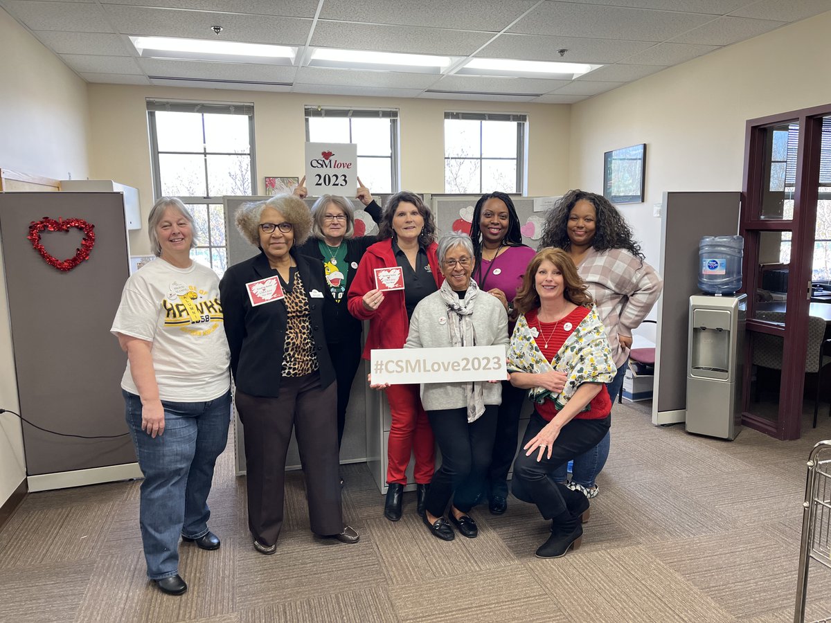 CSMHawks's tweet photo. We want to thank all of our CSM staff, faculty, and students for showing their #CSMLove yesterday!
#CSMHawks #CSMStudents https://t.co/uG6dwJQ8bf