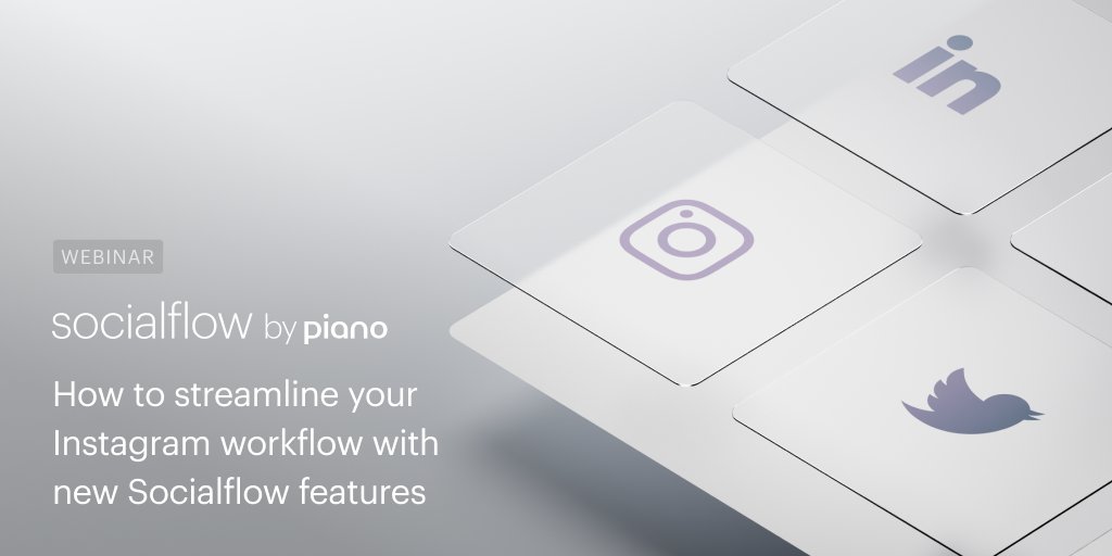 Socialflow's tweet image. Our new Link in Bio functionality for Instagram is here! Webinar with all the deets on Feb 21 at 11am ET / 5pm CET. Seats going fast, register now. sflow.us/XZ8yQLw
