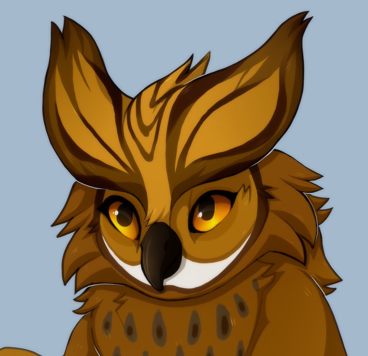 TakahiroReta's tweet photo. Awooga! 

#furry #bird #furryartwork #commissionsopen #icon #digitalart #owl https://t.co/QWBDFhGvyj