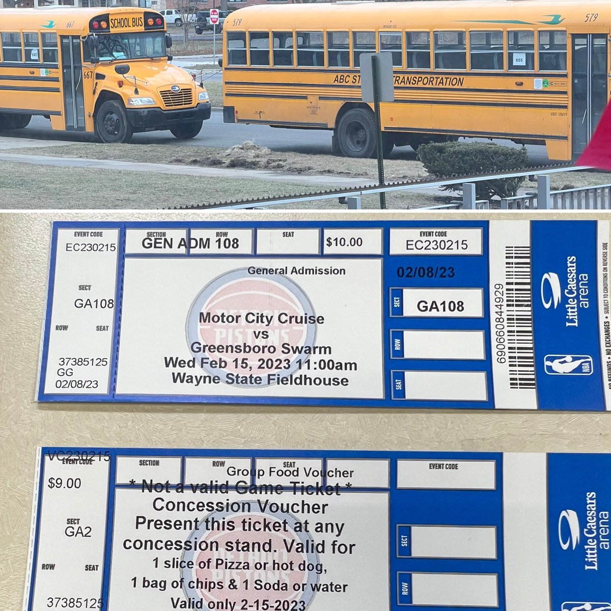 MrBretWoodley's tweet photo. Over 80 scholars are on their way to a Motor City Cruise game this morning! #weareFLICS https://t.co/Rl1RHKwPZU