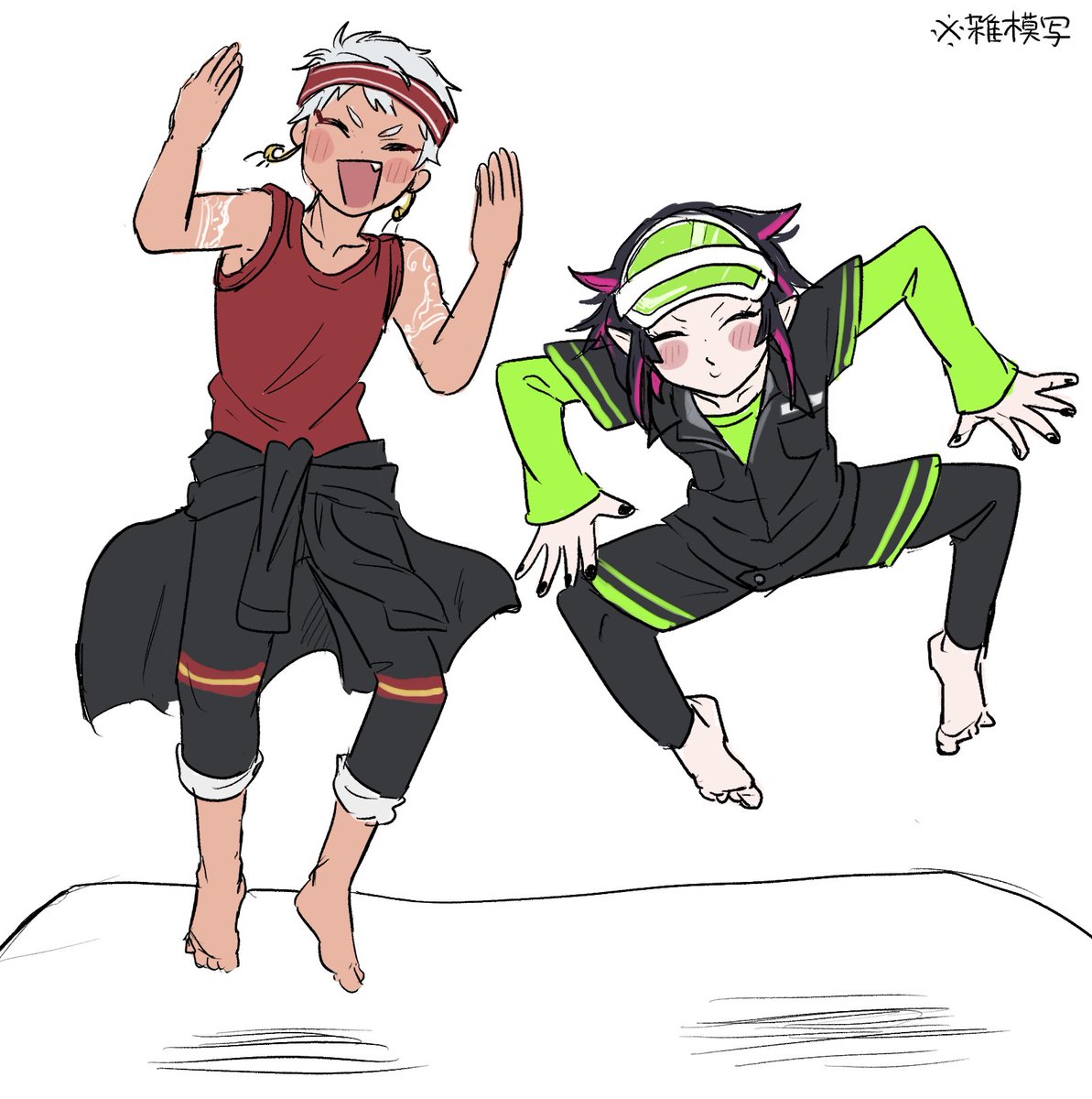 ⚠︎イベバレ

ホテルで大はしゃぎするシーン、ずっとあの画像で脳内再生されてた 