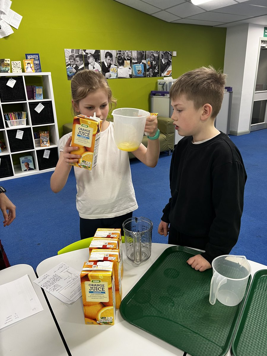 BirchwoodCE's tweet photo. Some of our children have been making mocktails this afternoon in preparation for our Year 6 Valentine’s disco. They have been using their ratio skills to measure out the ingredients! They look yummy! #bcepsmaths @first4maths https://t.co/pfX8hHbBkK